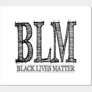 Black Lives Matter Black Posters and Art